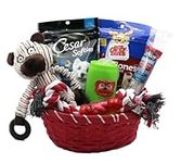 Delux Dog Gift Basket Treat Crew To