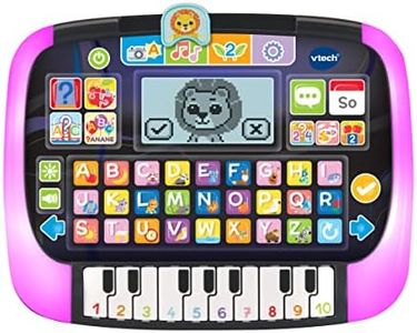 VTech Baby Lern- und Musiktablet – Sprechendes, musikalisches Tablet mit 12 Lernaktivitäten und leuchtendem Rahmen – Zum Lernen von Wörtern, Buchstaben, Zahlen – Für Kinder von 2-5 Jahren, Bunt