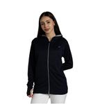 BLUE TYGA Womens Nylon Standard Length Sunscreen Jacket 2.0 - Advanced Protection from Sun & Pollution - UPF 50+ Protection Navy Small