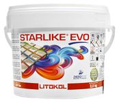 DesignTile Starlike EVO Epoxy Grout 113 Neutro Base for Metallic Color 2.5 kg - 5.5 lbs. (113 2.5kg-5.5lb)