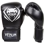 Venum Contender Boxing Gloves, Black, 16-Ounce