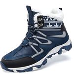 VITIKE Women's Winter Shoes Warm Lined Snow Boots Winter Outdoor Boots Winter Boots, navy, 8 UK