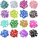 WQGVY 15 Colors | 150 pcs Cat Nail Caps | Cat Claw Covers with Adhesives and Applicators (M)