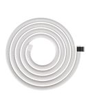 Buildskill Durable 3M Water Inlet Pipe for Semi-Automatic Washing Machine - User-Friendly, Leak-Resistant Hose Pipe with Hassle-Free Installation, High Elasticity & Strength, Haier White (Pack of 5)