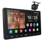 ATOTO A5L Android Double DIN Car Stereo with Backup Camera, 9inch Car Radio with Wi-Fi/Bluetooth/USB, Wireless CarPlay & Wireless Android Auto, GPS Tracking, Mirror Link, FM/AM