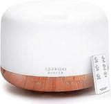 ASAKUKI 500ml Premium, Essential Oil Diffuser with Remote Control, 5 in 1 Ultrasonic Aromatherapy Fragrant Oil Humidifier Vaporizer, Timer and Auto-Off Safety Switch