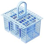 SPARES2GO Cutlery Basket compatible with Bosch Dishwasher (Blue, 220 x 208 x 160mm)