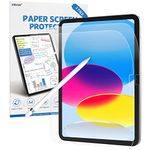 2 PACK Paperfeel Screen Protector for iPad 10th Generation 2022(10.9 Inch), XIRON Matte PET Film for iPad 10.9-inch, Face ID Compatible, Anti-Glare Screen Protector, Write and Draw Like on Paper (2022 Released)