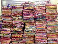 10 Pieces Mix Lot of Indian Tribal Kantha Quilts Vintage Cotton Bed Cover Throw Old Sari Made Assorted Patches Made Rally Whole Sale Blanket