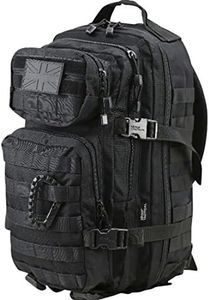 Kombat Unisex Outdoor Molle Backpack available in Black - 28 Litres