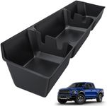 MIKKUPPA Under Seat Storage Box - Compatible with 2015-2024 Ford F150 SuperCrew Cab & Crew Cab; 2017-2023 F250 F350 F450 F550 Super Duty - Upgraded Detachable Rear Underseat Organizer