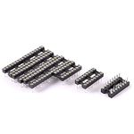 Uxcell 1.0 mm Pitch 2 Row 16 Pins Soldering DIP IC Chip Socket Adaptor, 8 Pieces