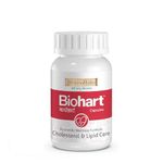 Wellness Mantra BioHart for Heart Health and Cholesterol Care | Helps Lower Triglycerides | Arjunchhal, Haritaki, Lasoon and more herbs | Pack of 1 (60 Capsules)