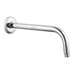 Ruhe® 24 Inches Round Full Bend Shower Arm | Premium Stainless Steel Shower Arm for Overhead Showers | Chrome Finish Shower Holder