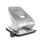 Rapesco 1024 Heavy Duty 835 2-Hole Metal Punch, 40 Sheet Capacity, Silver