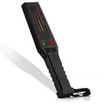 Hand Held Metal Detector,V·RESOURCING Portable High Sensitivity Metal Detector with Signal Strength Indicator,Low Sensitivity Switch,for Security Inspection,Detecting Electronic Product, Metal Object