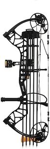 Bear Archery Legit Ready to Hunt Extra Compound Bow Package for Adults & Youth, Right Hand, Shadow