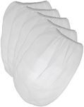 Pack of 25 Paint Strainer White Fine Mesh Disposable Bag Filters with Elastic Top Opening - 5 Gallon Bucket Size for Use with Paint Guns and Sprayers - by Golden Coast Unlimited