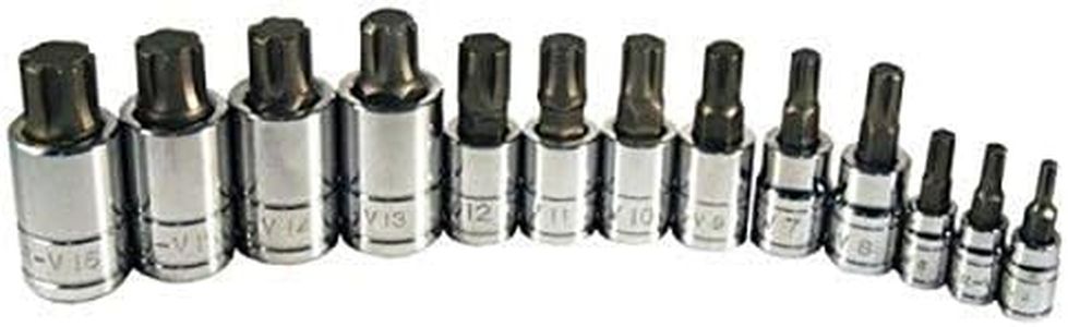 ATD 13780 Ribe Bit Socket Set, 13-Piece