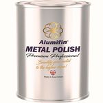 Alumifin Metal Polish - Chrome Cleaner - for Stainless Steel - Aluminium Polishing - Brass - Copper - Beautify your metal to the higher shine - (1kg)