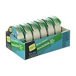 Seal-It Invisible Stationery Tape 3/4 X 1000 Inches On Press N' Cut Dispenser, Pack of 6 Total 6000 Inches (62452)