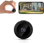 Hidden Cameras - 1080P HD Small Camera with Motion Detection and Night Vision,Spy Cameras - Wireless Security Camera for Pet/Baby/Nanny - Magnetic Installation