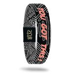 ZOX Inspirational & Motivational Bracelet Uplifting Reversible Stretch Wristband with Positive Affirmations Recycled Plastic Encouragement Gifts for Men, Women & Kids - Small, Plastic