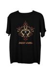 Wear Your Opinion Men's S to 5XL Premium Combed Cotton Printed Half Sleeve T-Shirt (Design: Iron Man Circuit,Black,XXXXX-Large)