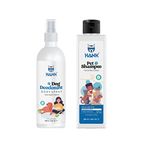 HANK Dog Deodorant Spray - Dog Tick and Flea Shampoo Combo (200ml Each)…