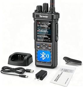 Tenway TP-900 PRO 10W Handheld CB Radio | GPS/APRS/Bluetooth Programming, NOAA Alert, AM/FM/SW/MW/LW RX,Spectrum Analyzer Tri-Band Emergency Ham Radio Type-C Walkie Talkie for Outdoor Camping Hiking