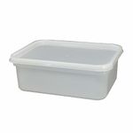 1 Litre Rectangular Food Storage - Ice Cream Tub Containers with Airtight Lids- Pack Size 60 1_Litre_Icecream_60