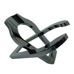 HAJIMSJU 1Pc Black Stainless Steel Portable Foldable Cigar Smoking Tobacco Pipe Stand Rack Holder