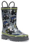 Western Chief Unisex-Child Waterproof Printed Rain Boot, Monster Crusher, 11-12 Little Kid