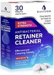 Retainer Cleaner & Denture Cleanser - 30 Effervescent Tablets - 1 Month Supply - Removes Stains, Discoloration, Odors, & Plaque - Clear Aligners, Mouth & Night Guard, All Dental/Oral Appliances