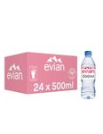 Evian Still Mineral Water, 24x0.5L