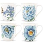 Lenox 833418 Butterfly Meadow Blue 4-Piece Mug Set