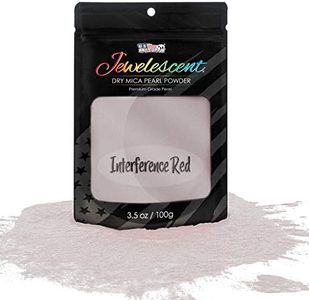 U.S. Art Supply Jewelescent Midnight Black Mica Pearl Powder Pigment, 3.5 oz (100g) Sealed Pouch - Cosmetic Grade, Metallic Color Dye - Paint, Epoxy, Resin, Soap, Slime Making, Makeup, Art