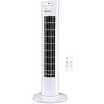 Pro Breeze® 30-inch Tower Fan with Oscillation, Ultra-Powerful 60W Motor, Remote Control, 7.5 Hour Timer and 3 Cooling Fan Modes for Home and Office