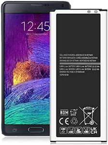 SHENMZ Galaxy Note 4 Battery,[Upgraded] 5200mAh Li-ion Replacement Battery for Samsung Galaxy Note 4 [N910,N910U LTE,AT&T N910A,Verizon N910V,Sprint N910P,T-Mobile N910T]