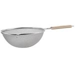 Winco MS3A-8D Strainer with Double Fine Mesh, 8-Inch Diameter