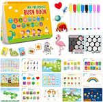 Preschool Busy Book, 29 Themes Preschool Learning Activities for Kids, Montessori Toys, Educational Toys -15 Educational Theme + 14 Coloring Number Alphabet Christmas Easter Gifts for Kids