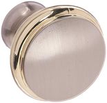 Brainerd/Liberty HDW PN0335C-PBN-C 1-3/8" BRS/NI RND Knob