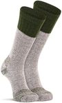 FoxRiver Womens Wick Dry Outlander Heavyweight Boot & Field Mid-Calf Hiking Socks, Green, Large US