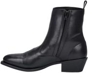 Laredo Men's Fletcher Pull on Boots Western, Black, 9