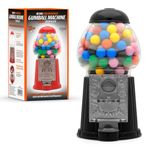 CKB LTD Gumball Machine Retro Sweet Dispenser Storage Piggy Bank Money Box Coin Operated Saver H23cm (Small Size 23 x 12.5 x 11.5cm) (Black)