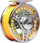 ANGLER DREAM EX-ALC 3/4WT CNC Machined Large Arbor Fly Fishing Reel with Line Combo 3 5 8 WT Fly Line Backing Leader