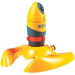 HOZELOCK Plastic Sprinkler Rotating Pro 314 m² : Large-area Base-mounted Spray Sprinkler (ø 20m),Ultra Even Coverage thanks to Hydraulic Motor and 2 Spray Patterns 360° Adjustable Steering [2336P0000]