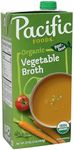 Pacific Foods Organic Vegetable Broth, Plant Based, 32 oz Carton