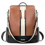 CLUCI Leather Backpack Purse for Wo