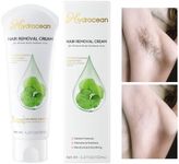 HYDROCEAN Hair Removal Cream for Women, Painless Body Hair Removal Gel Effectiv Depilatory Cream for Unwanted Hair, All Skin Types 120ml / 4.2 fl.oz